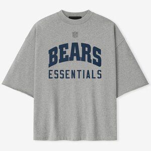 Chicago Bears Fear of God x NFL Unisex 3/4-Sleeve T-Shirt Heather Gray - L & XL